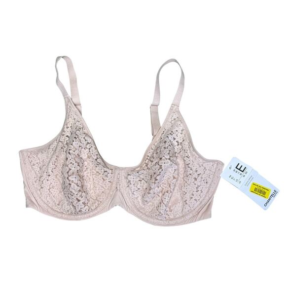 Chantelle Norah Comfort Underwire Nude Blush Bra 36E / 36DDD NWT - Picture 5 of 9